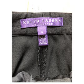 Ralph Lauren-Pantalon smoking-Noir