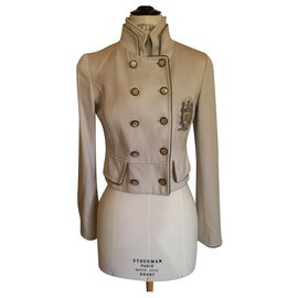 Dolce & Gabbana-officer jacket-Beige