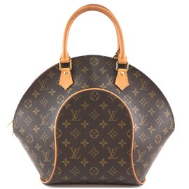 Louis Vuitton-Toile Monogram Louis Vuitton Ellipse MM-Marron