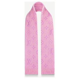 Louis Vuitton-LV Logomania scarf new-Pink