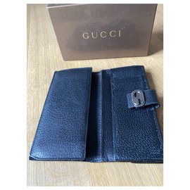 Gucci-Monederos, carteras, casos-Negro