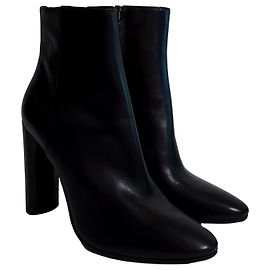 Aeyde Lederstiefel Schwarz Größe 41 Schwarz