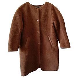 Zara Teddy Mantel camel Braun
