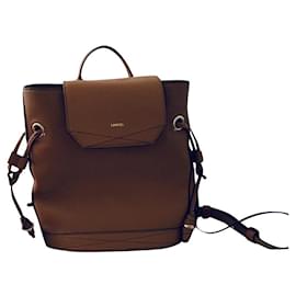 Lancel Eight Backpack Caramel Leather Caramel