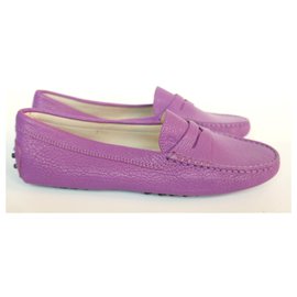 Tod's-Gommini Loafers-Purple