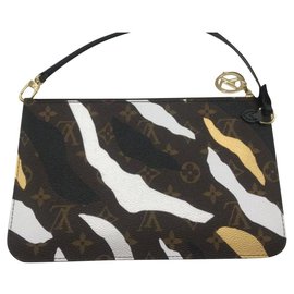 Louis Vuitton-Bolsa Neverfull League of Legends-Marrom