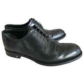 Scarpe City Louis Vuitton in Pelle Nera Nero