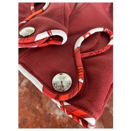 Hermès-Guantes de hermes-Roja