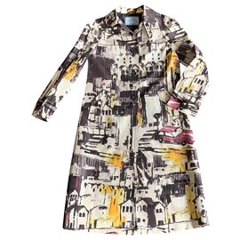 Prada Gabardinas Multicolor
