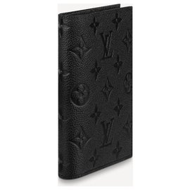 Louis Vuitton-LV passport cover new-Black