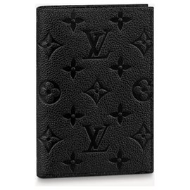 Louis Vuitton-Couverture de passeport LV neuf-Noir