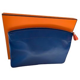 Hermès Pochette Blu Arancione