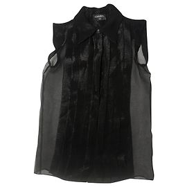Chanel Bluse Schwarz