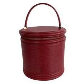 Louis Vuitton-Louis Vuitton epi cannes cosmetic bucket-Red