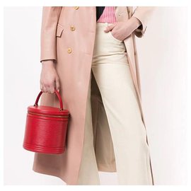 Louis Vuitton-Louis Vuitton epi cannes cosmetic bucket-Red