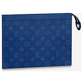 Louis Vuitton-LV Pochette Voyage cobalto-Azul