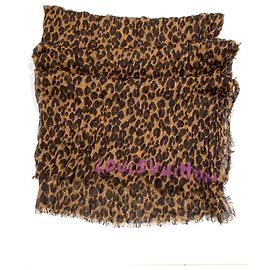 Louis Vuitton Leopard Kaschmir hat Stephen Sprouse gestohlen Braun