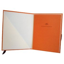 Hermès BLOCK / ZEICHNUNGSBUCH Orange