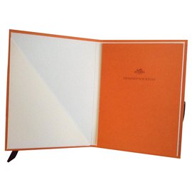 Hermès-BLOCK / ZEICHNUNGSBUCH-Orange