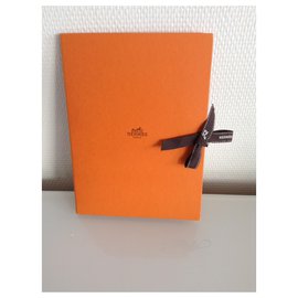 Hermès-BLOCK / ZEICHNUNGSBUCH-Orange