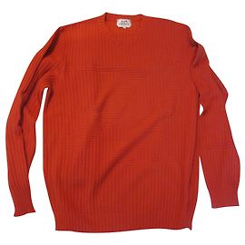 Jersey Hermès de cachemira rojo Roja