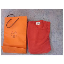 Hermès-Hermes Pullover-Red