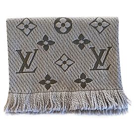 Bufanda Louis Vuitton logomania Gris