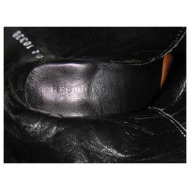 Heschung-tamanho botas Heschung 38,5-Castanho escuro