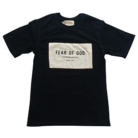 Fear of God Top Nero Bianco sporco