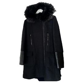 Zapa Gerson Wool Coat Dark Grey Dark grey