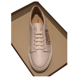 Autre Marque Baskets Eilma en cuir blanc Blanc