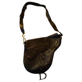 Dior-Grand sac saddle bandoulière dior-Noir