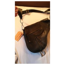 Dior-Large saddle shoulder bag dior-Black