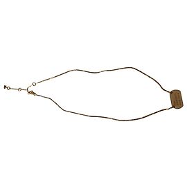 Collier Dior doré en acier Doré