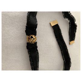 Dior-Halsketten-Schwarz,Golden