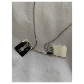 Dior-Halsketten-Schwarz,Silber