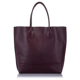 Mulberry Red Leather Tote Bag Red Dark red