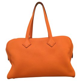 Hermès-Victoria II Tasche-Orange