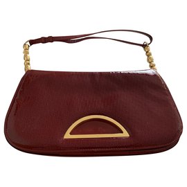 Dior-Handbags-Dark red