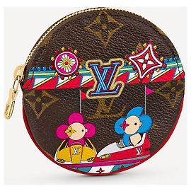 Louis Vuitton LV round coin new Multiple colors