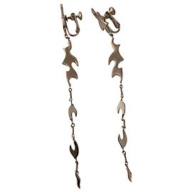 Pendientes Dior de acero plateado Plata