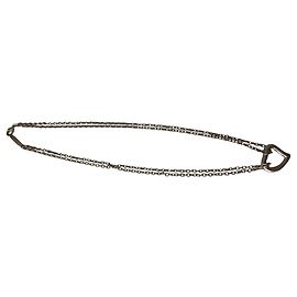 Collar de plata Yves Saint Laurent Plata
