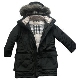 Burberry-Boy Coats Outerwear-Khaki