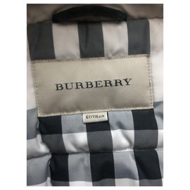 Burberry-Boy Coats Outerwear-Khaki