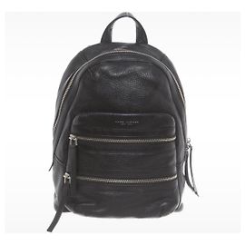 Mochila Marc Jacobs de piel de cordero negra Negro