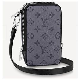 Louis Vuitton Custodia per telefono foderata LV Grigio