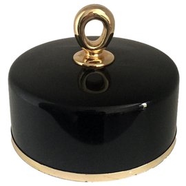 Van Cleef & Arpels-Black and gold jewelry box or empty pocket First Van cleef & Arpels 80's-Black,Golden