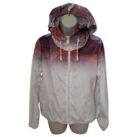Gertrude Long sleeve windbreaker White