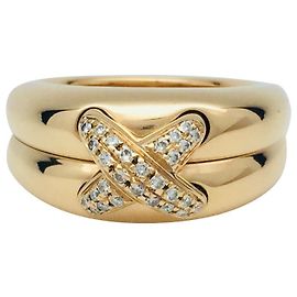 Chaumet Ring, "Collegamenti", Oro giallo e diamanti. Altro