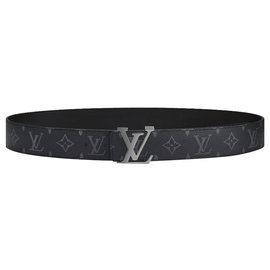 Louis Vuitton-Cinturón LV reversible nuevo-Gris